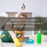 contratação de limpeza de escritório Protásio Alves